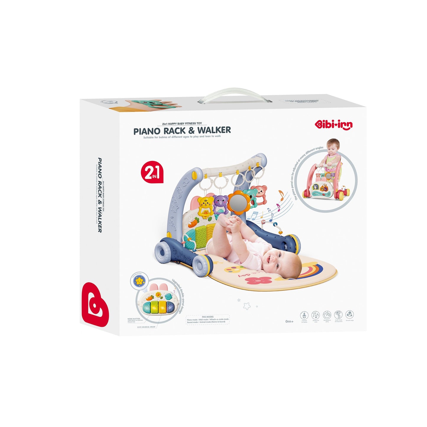 אוניברסיטה והליכון 2 ב 1 כחול