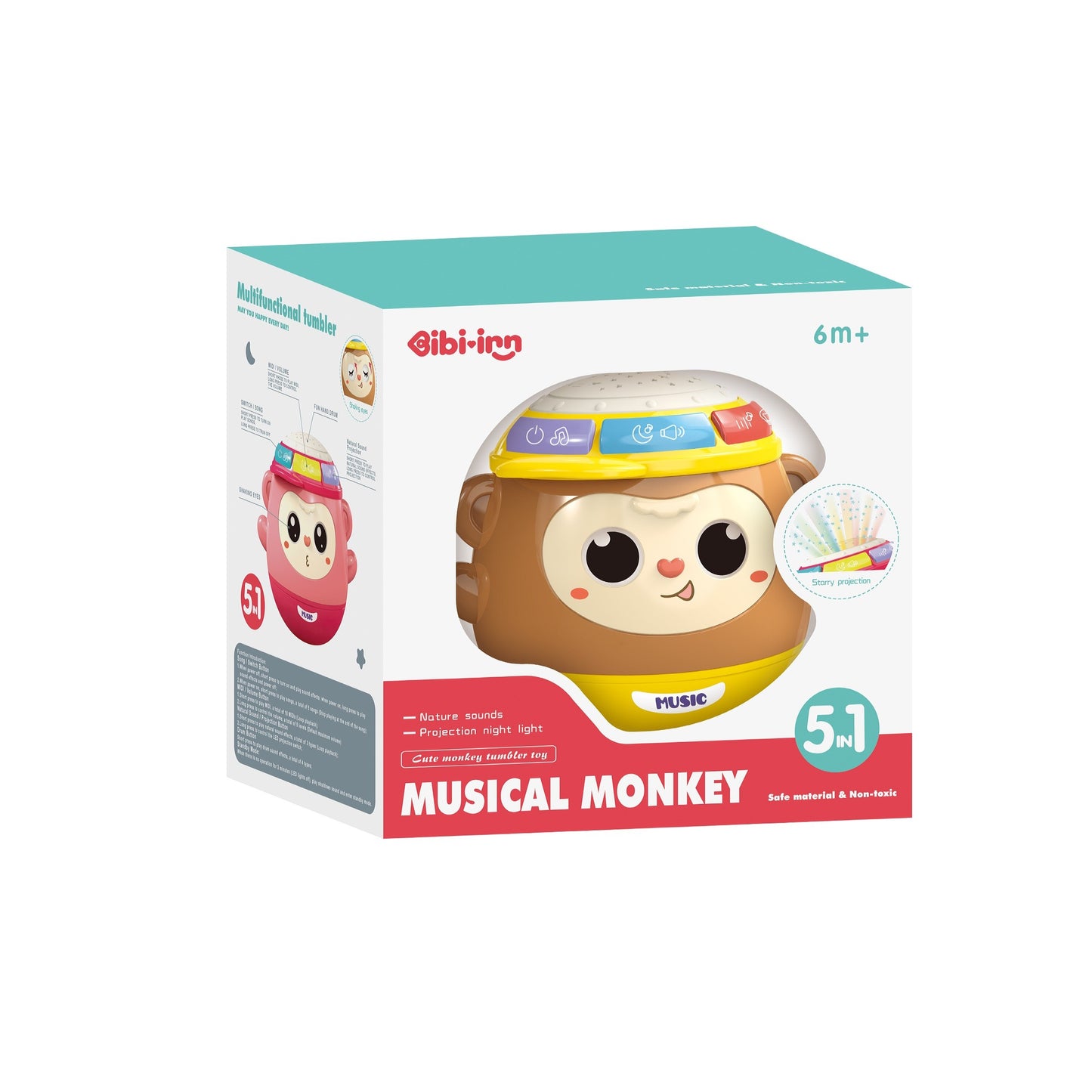 קוף למידה רולי פולי מוזיקלי מונטסורי