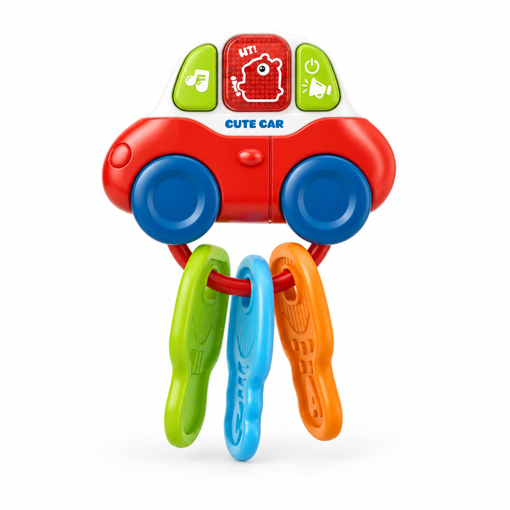 Red Musical Teether Keychain