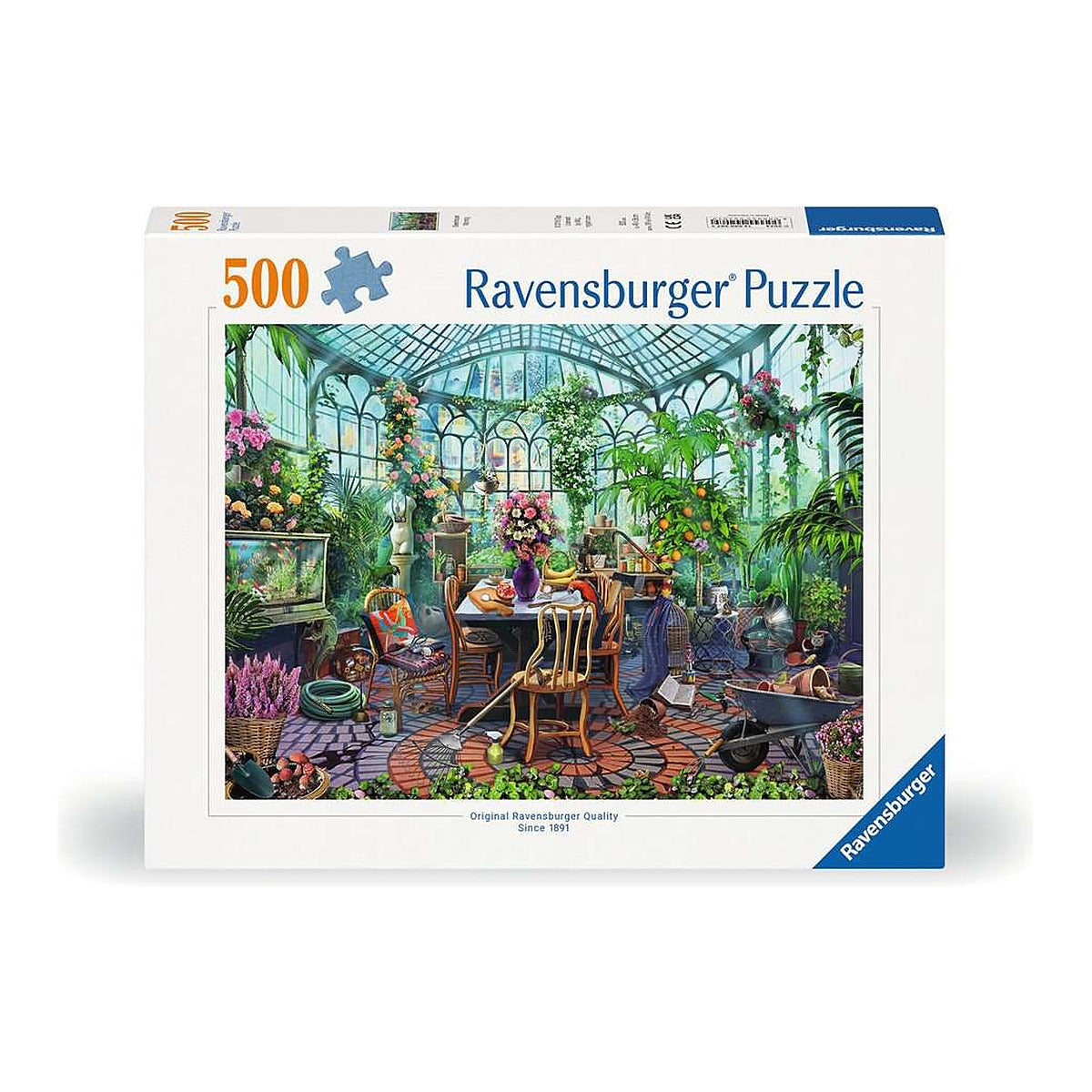פאזל 500 חלקים בקר בחממה פורחת