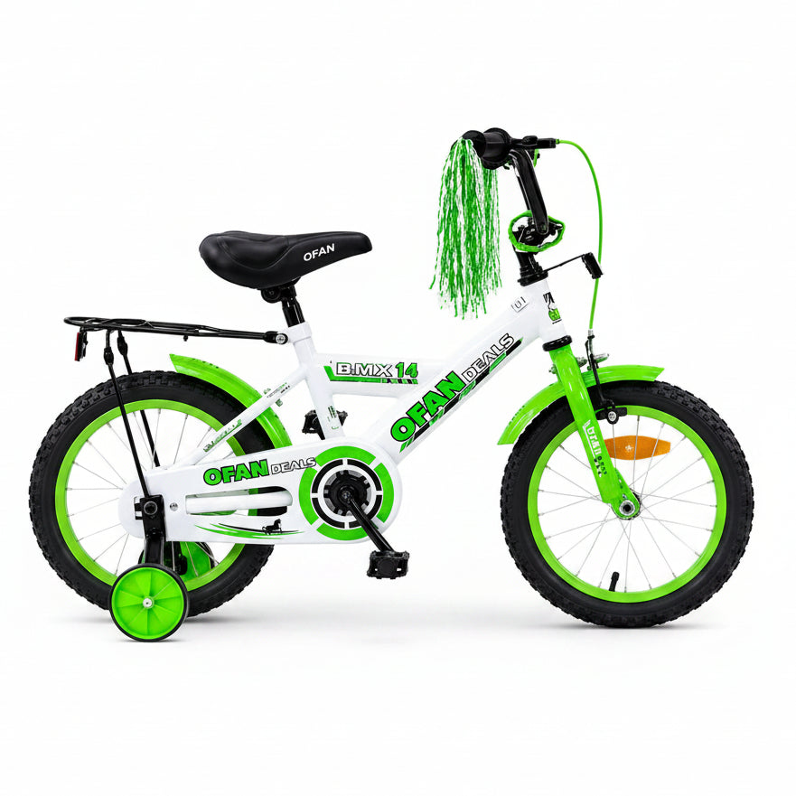 אופניים 14 BMX ירוק מורכב