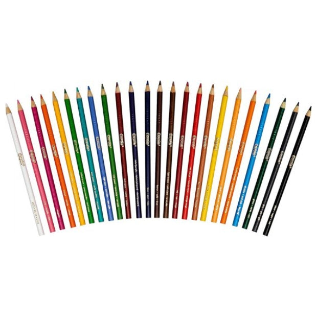 24 עפרונות צבעוניים