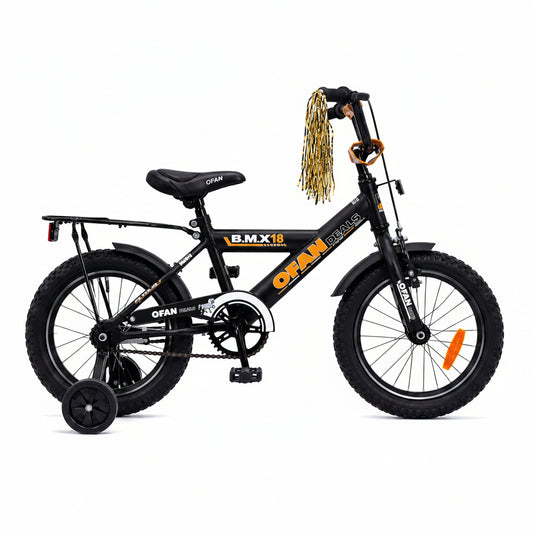 אופניים 18 BMX צהוב שחור מורכב