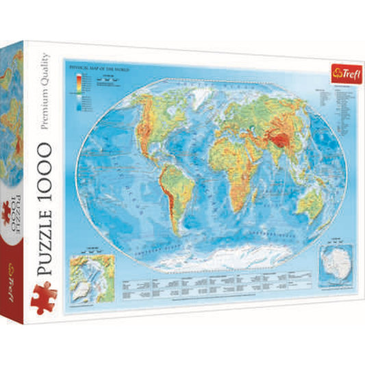 פאזל 1000 חלקים מפת העולם