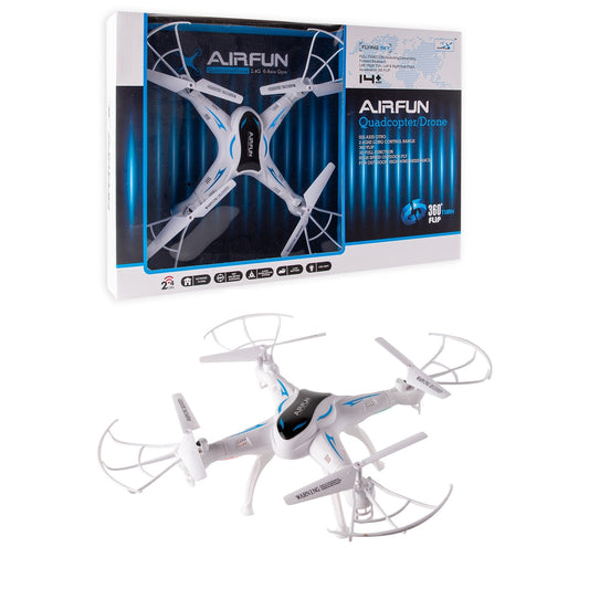 רחפן פעלולים גיירו לבן עם שלט רחוק