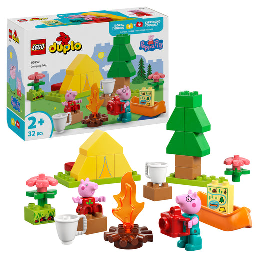 לגו דופלו טיול קמפינג עם פפה פיג 10452