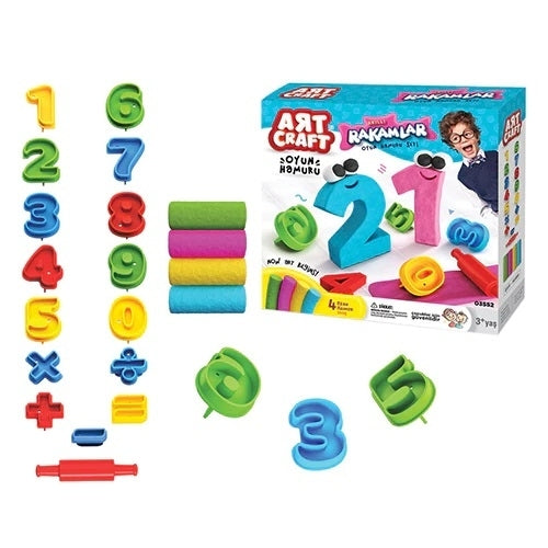 ערכת בצק לעיצוב ויצירה מספרים