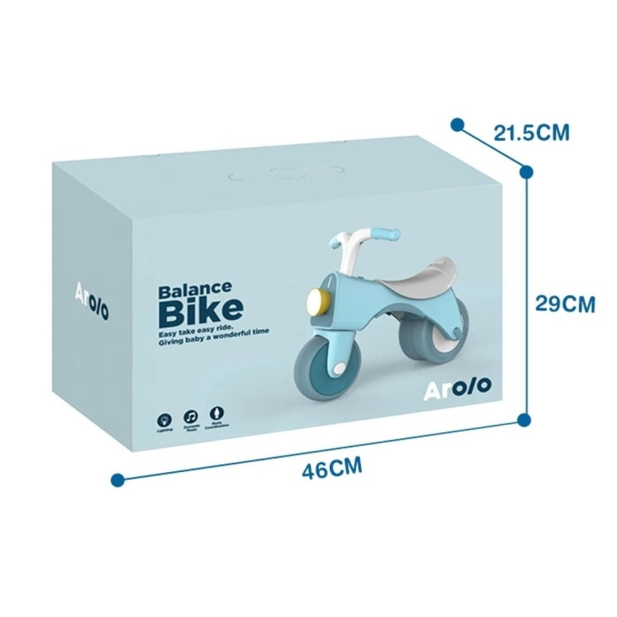 בימבה אופני איזון לפעוטות טורקיז