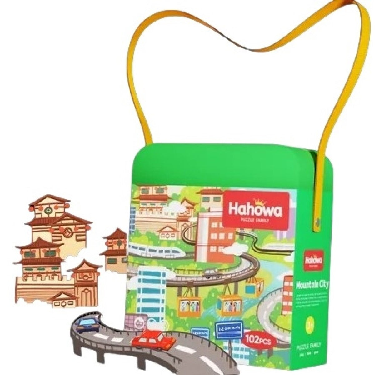 פאזל עיר על ההר 102 חלקים