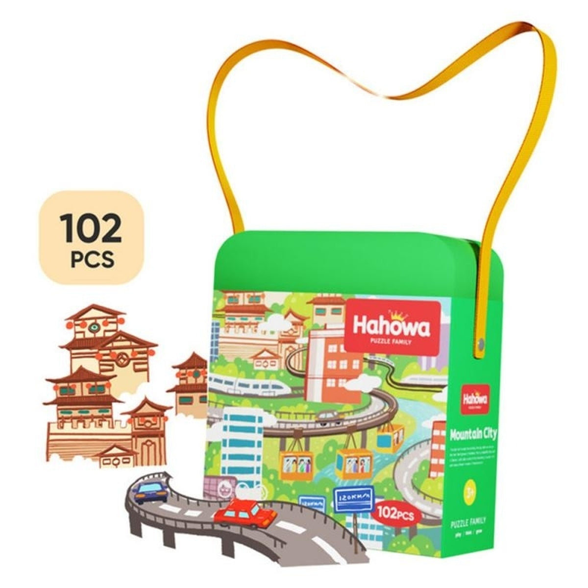 פאזל עיר על ההר 102 חלקים