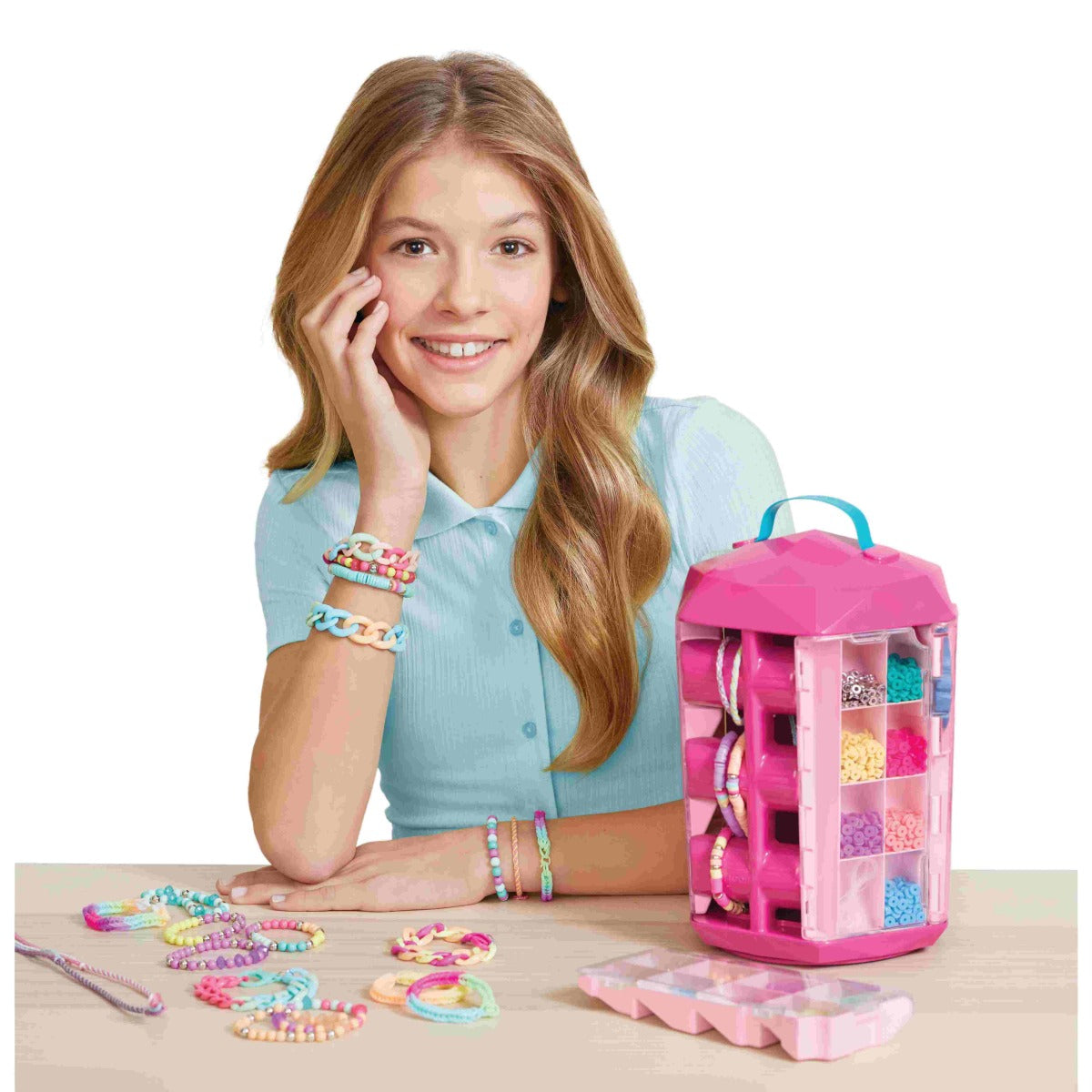 מעמד תלייה ואחסון תכשיטים לעיצוב 5 ב-1 - 1600 חלקים