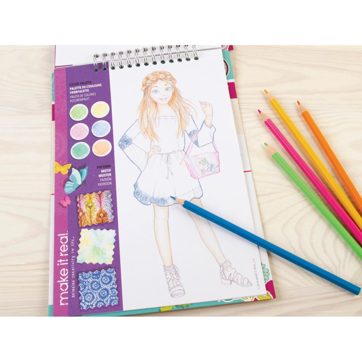 מעצבת אופנה 90 מדבקות ושבלונות