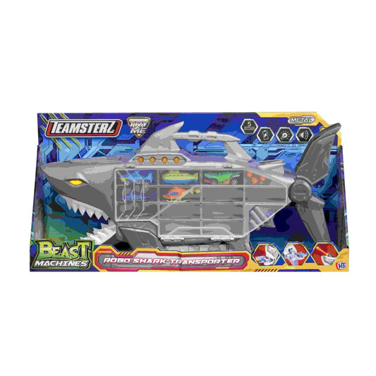 רובו כריש עם מכוניות