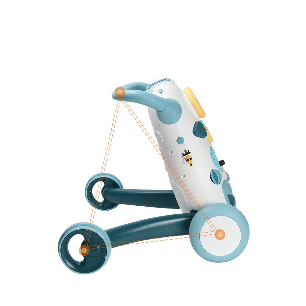 הליכון לפעוטות עם אורות וצלילים - כחול