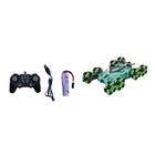 8-wheeled green remote control car 1:18