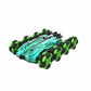 מכונית על שלט 8 גלגלים בצבע ירוק 1:18