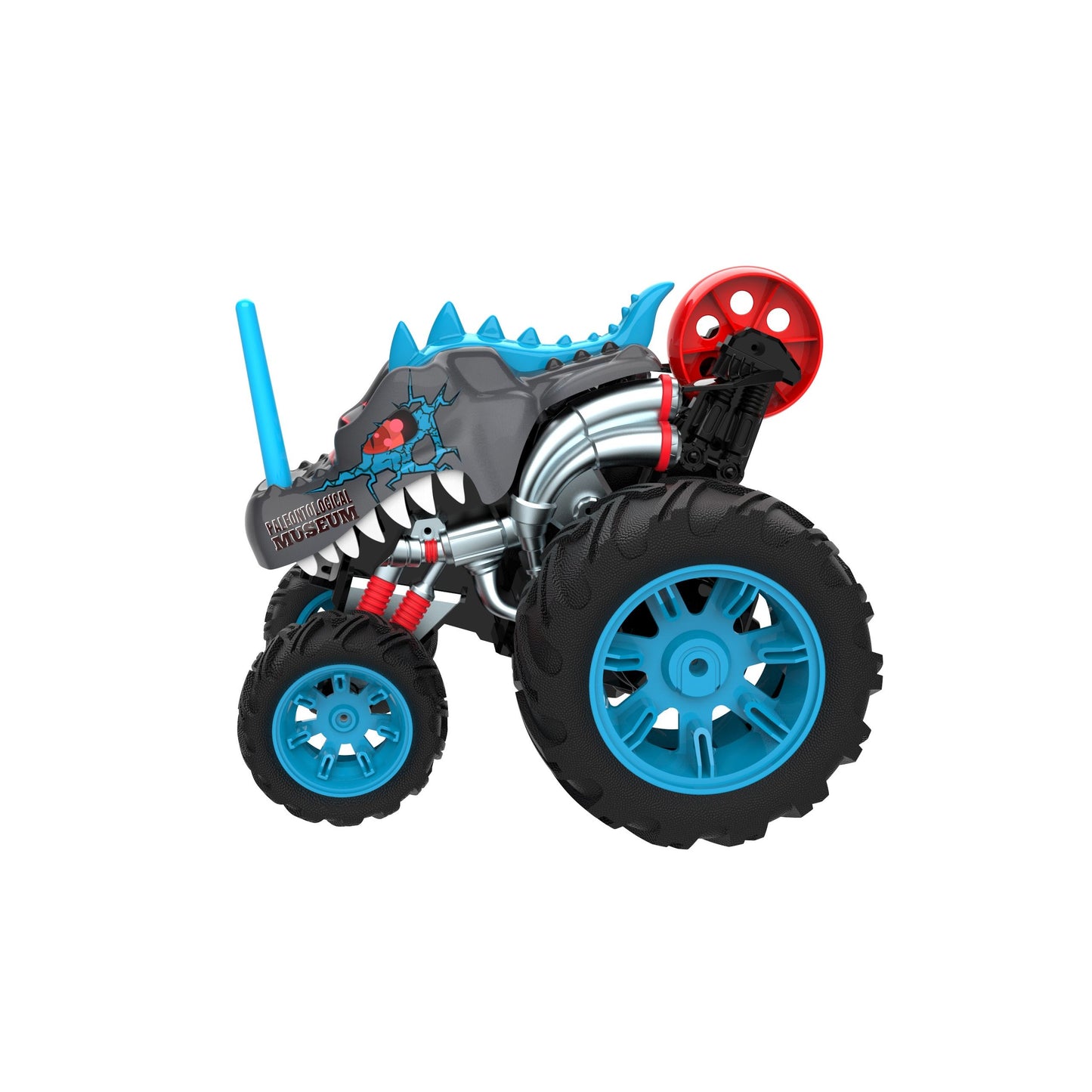 מכונית על שלט פעלולים 1:16 דינוזאור אפור