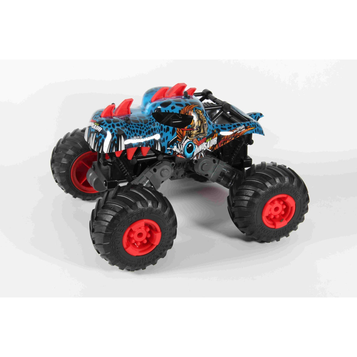 רכב על שלט 1:16 גלגלים גדולים אדום