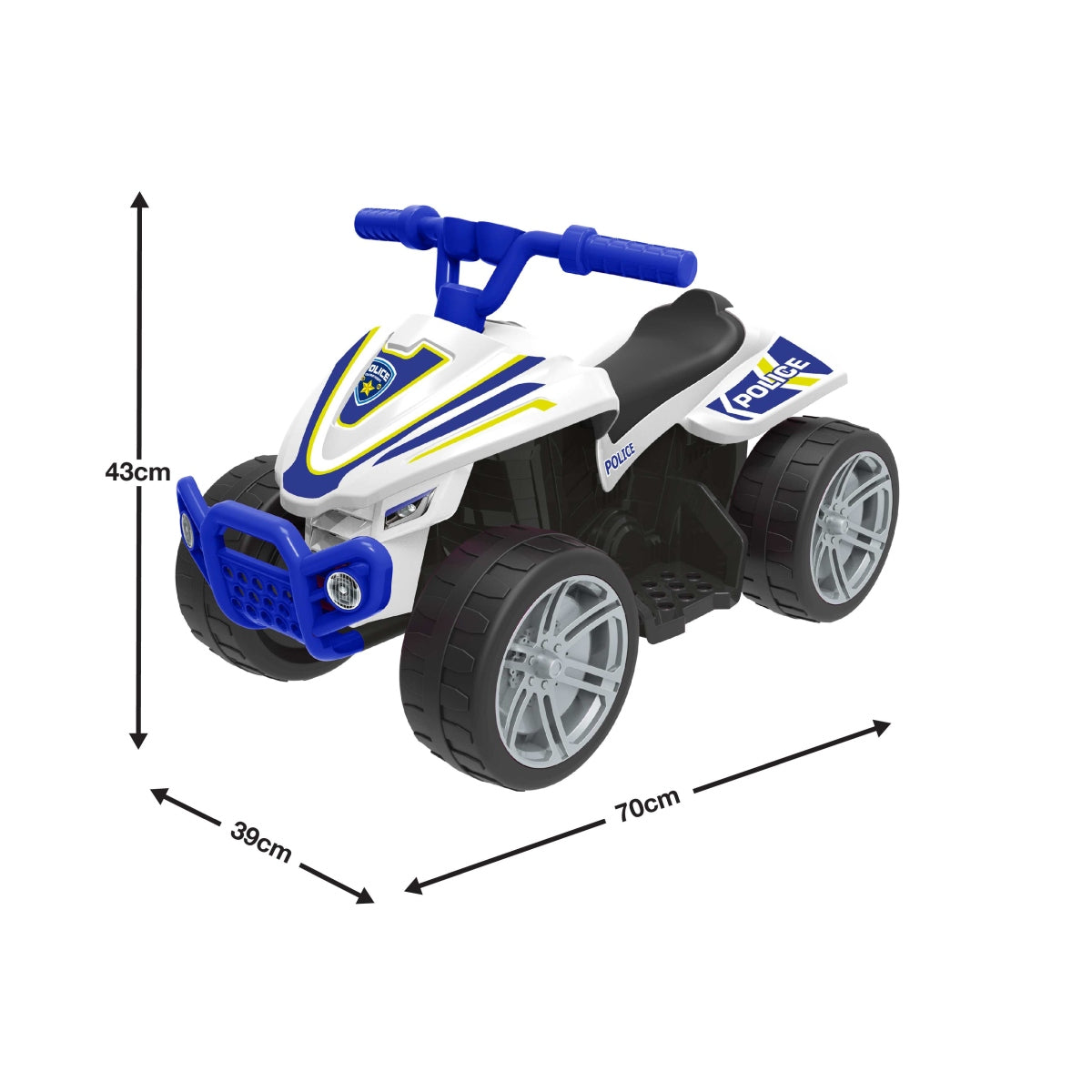 טרקטורון ממונע משטרה 6 וולט