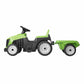 טרקטור עם נגרר ממונע ירוק 6V