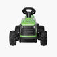 טרקטור עם נגרר ממונע ירוק 6V