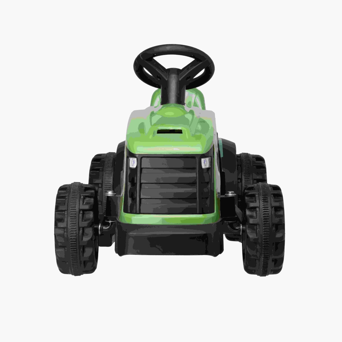 טרקטור עם נגרר ממונע ירוק 6V