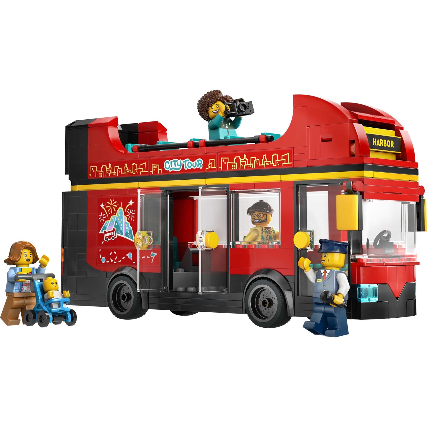 לגו סיטי אוטובוס תיירות אדום 60407