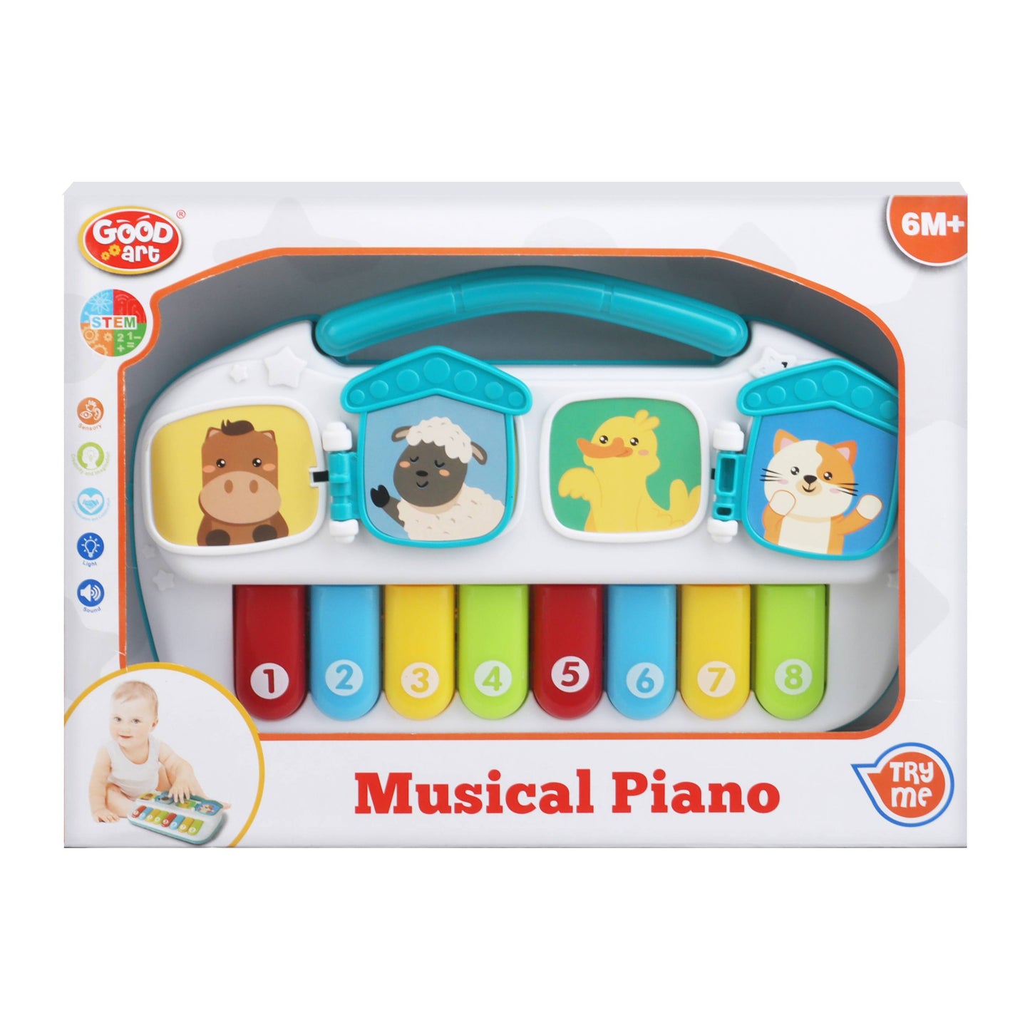 מקלדת פסנתר מוזיקלית לפעוטות