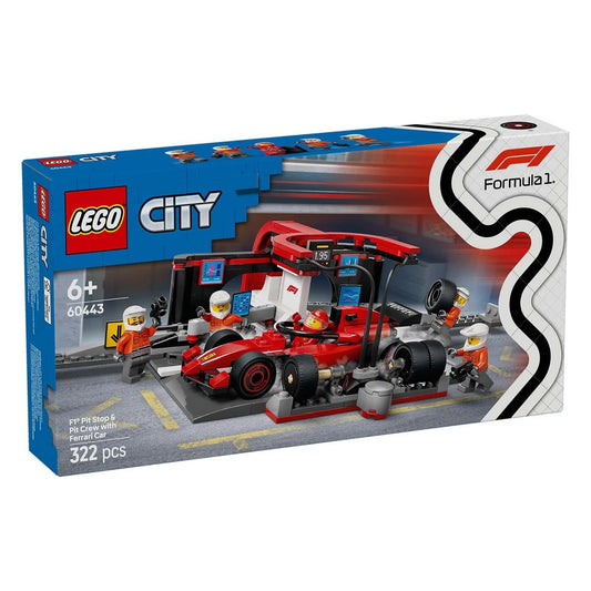 לגו סיטי תחנת עצירה וצוות תיקונים 60443