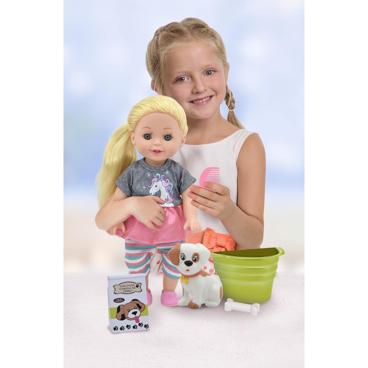 בובה מדברת 35 סמ עם כלבלב