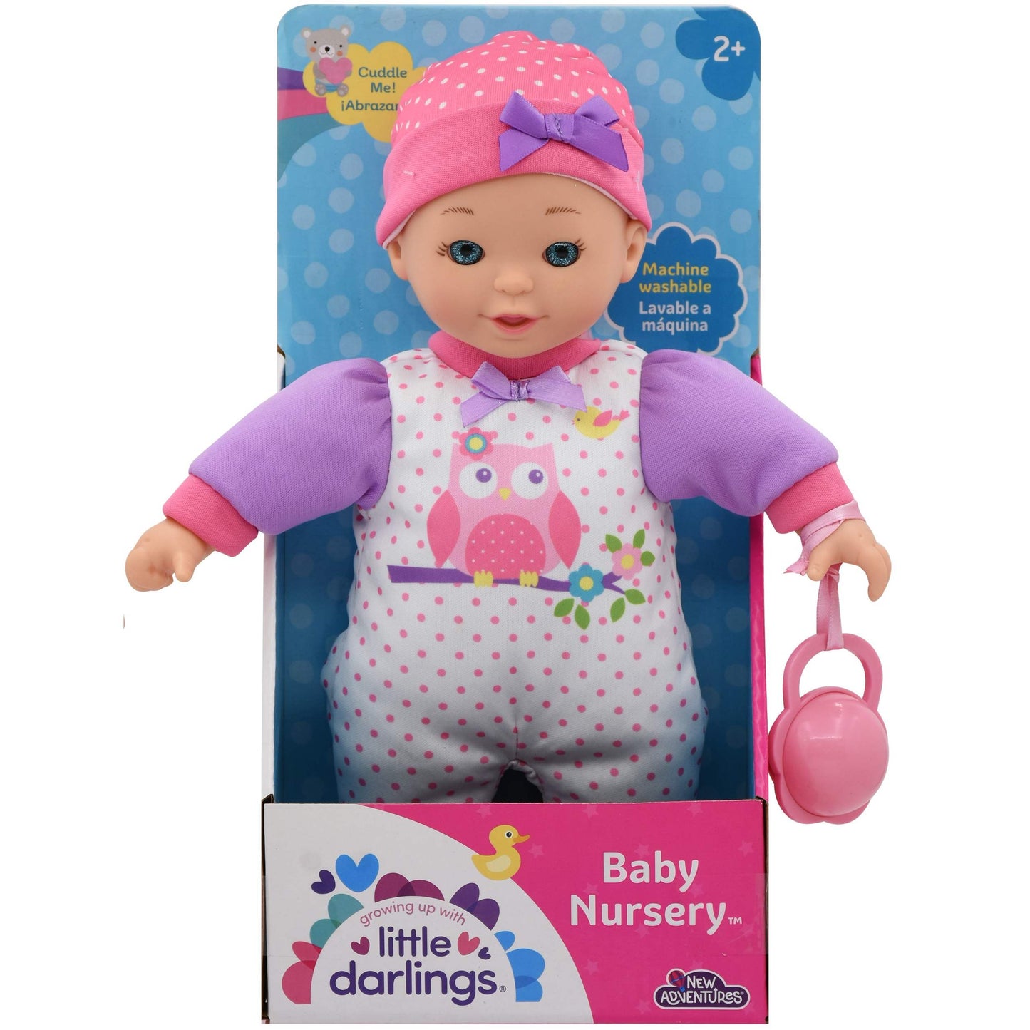 בובת תינוק 28 סמ עם רעשן