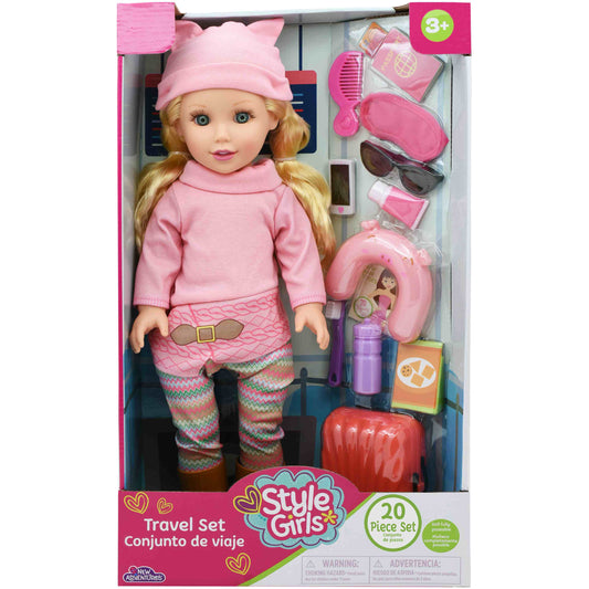 בובת תינוק 45 סמ עם ערכת נסיעות