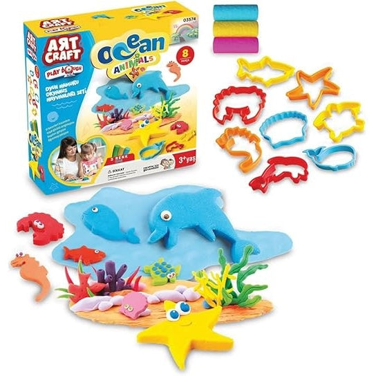 ערכת בצק חיות ים