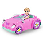 Fashion doll 26cm in a convertible car