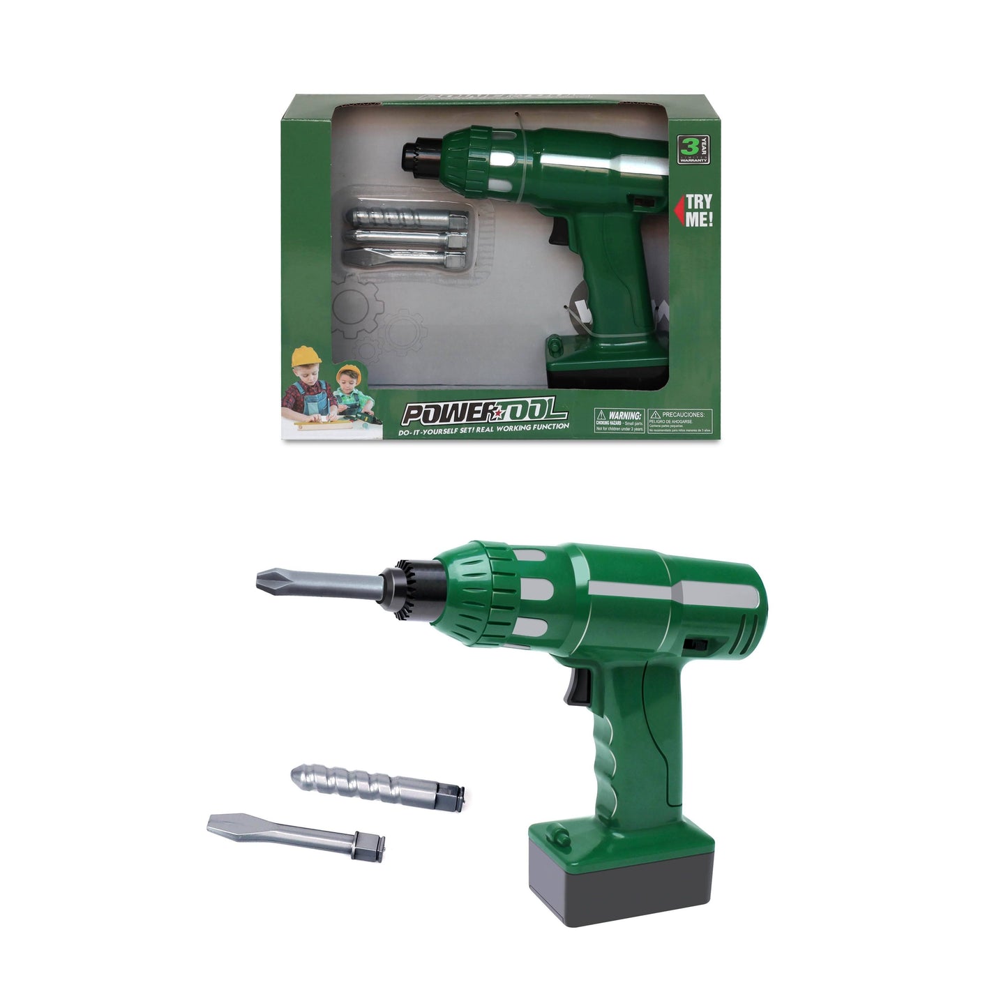 סט מקדחה לילדים 4 חלקים