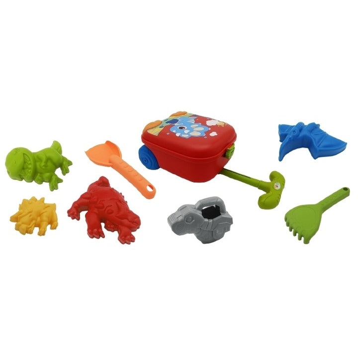 מזוודת טרולי משחקי חול דינוזאור 8 חל