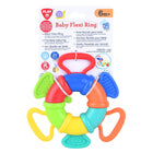 Flexible teether ring for toddlers