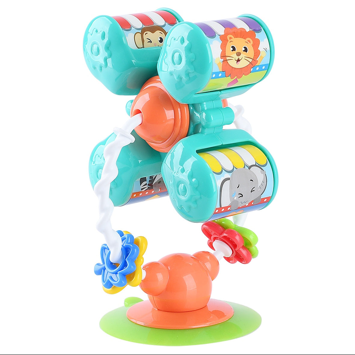 צעצוע פעילות מסתובב עם ואקום