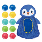 Penguin Bath Organizer with Balls