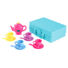 Tea set in a suitcase