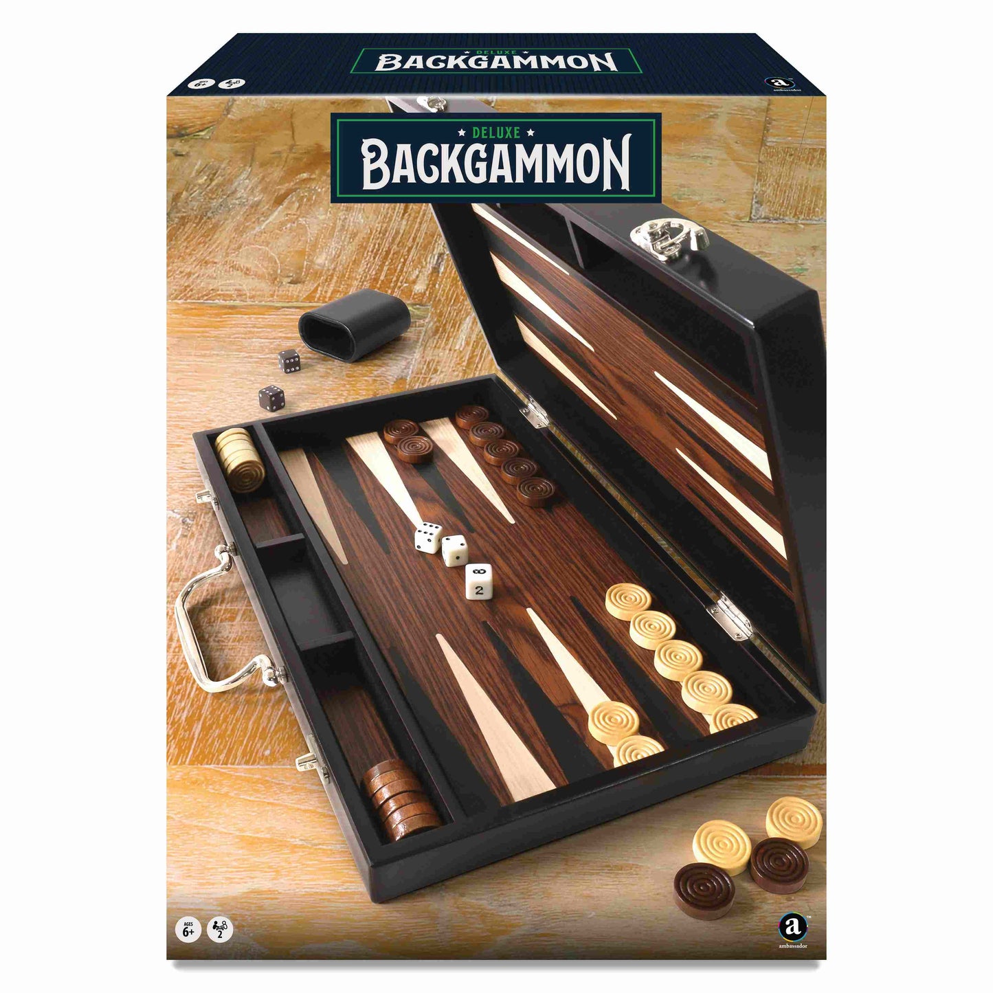 שש בש בקופסת עץ מהודרת