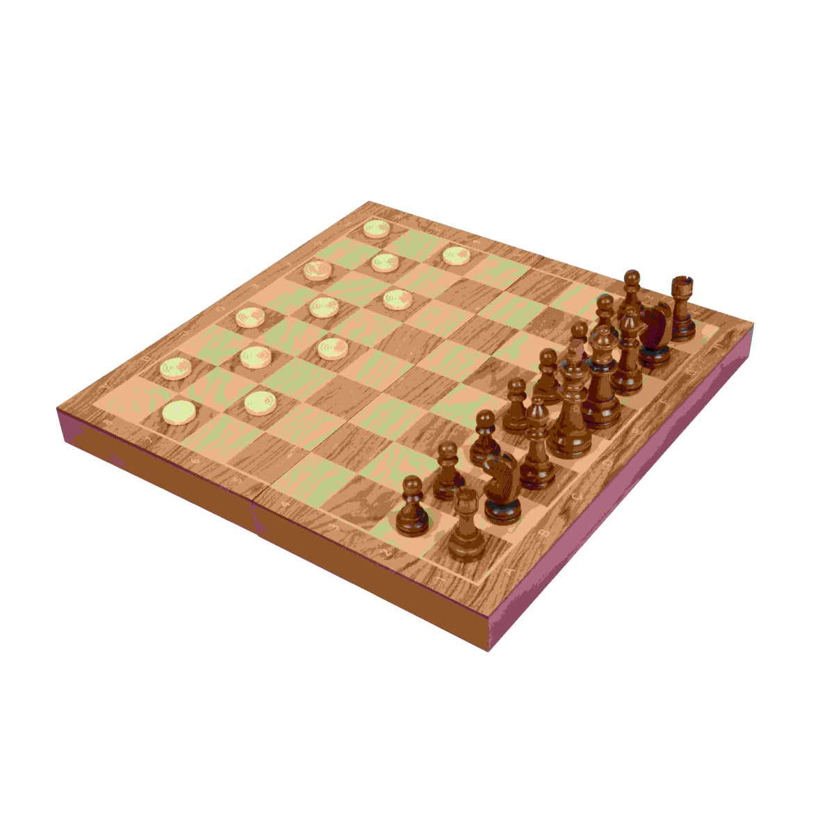 משחק 3 ב 1 שחמט שש בש ודמקה