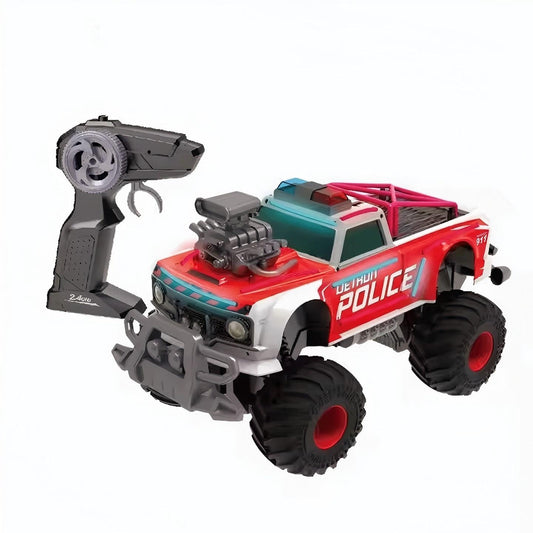 רכב שטח אדום על שלט גלגלי ענק 1:14