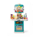 Lights and Sounds Kitchen 64 Pieces Turquoise