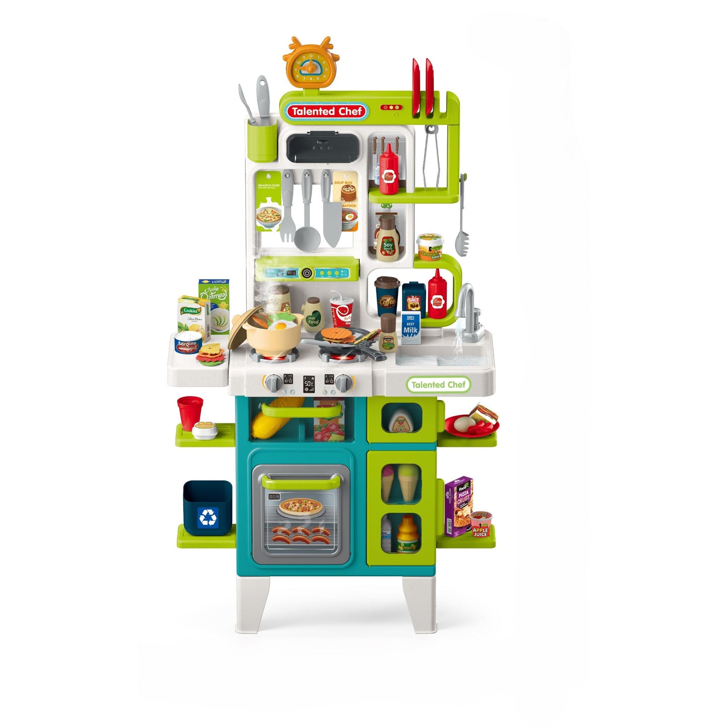 מטבח טורקיז לילדים התזה עם אור וצליל 104 חלקים