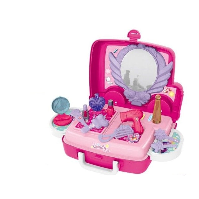 מזוודת איפור ויופי בצורת מכונית 18 חלקים