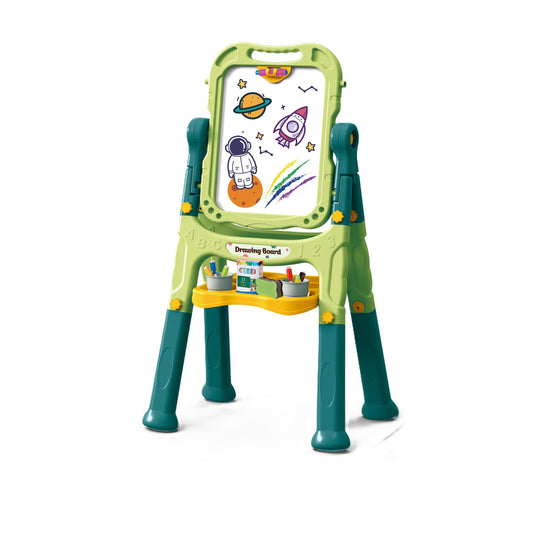 לוח ציור ירוק דו צדדי