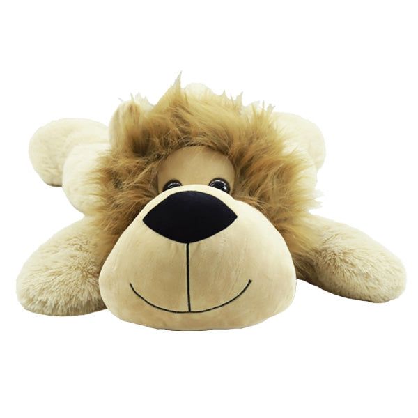 בובת אריה שוכב פרווה 100 סמ