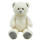 בובת דב לבן יושב פרווה 100 סמ