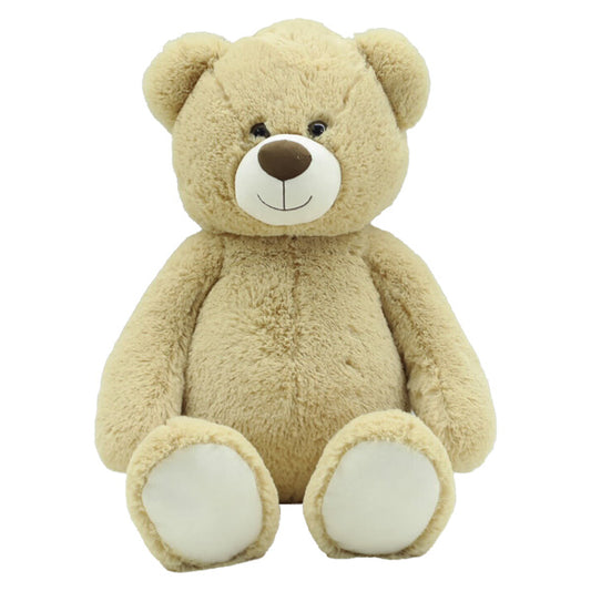 בובת דובי חום בהיר פרווה 70 סמ